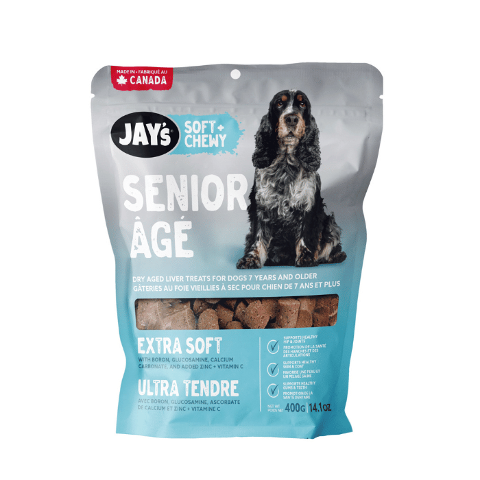 Jay's Gâteries Jay's Senior Bits, Gâteries Pour Chien âgé