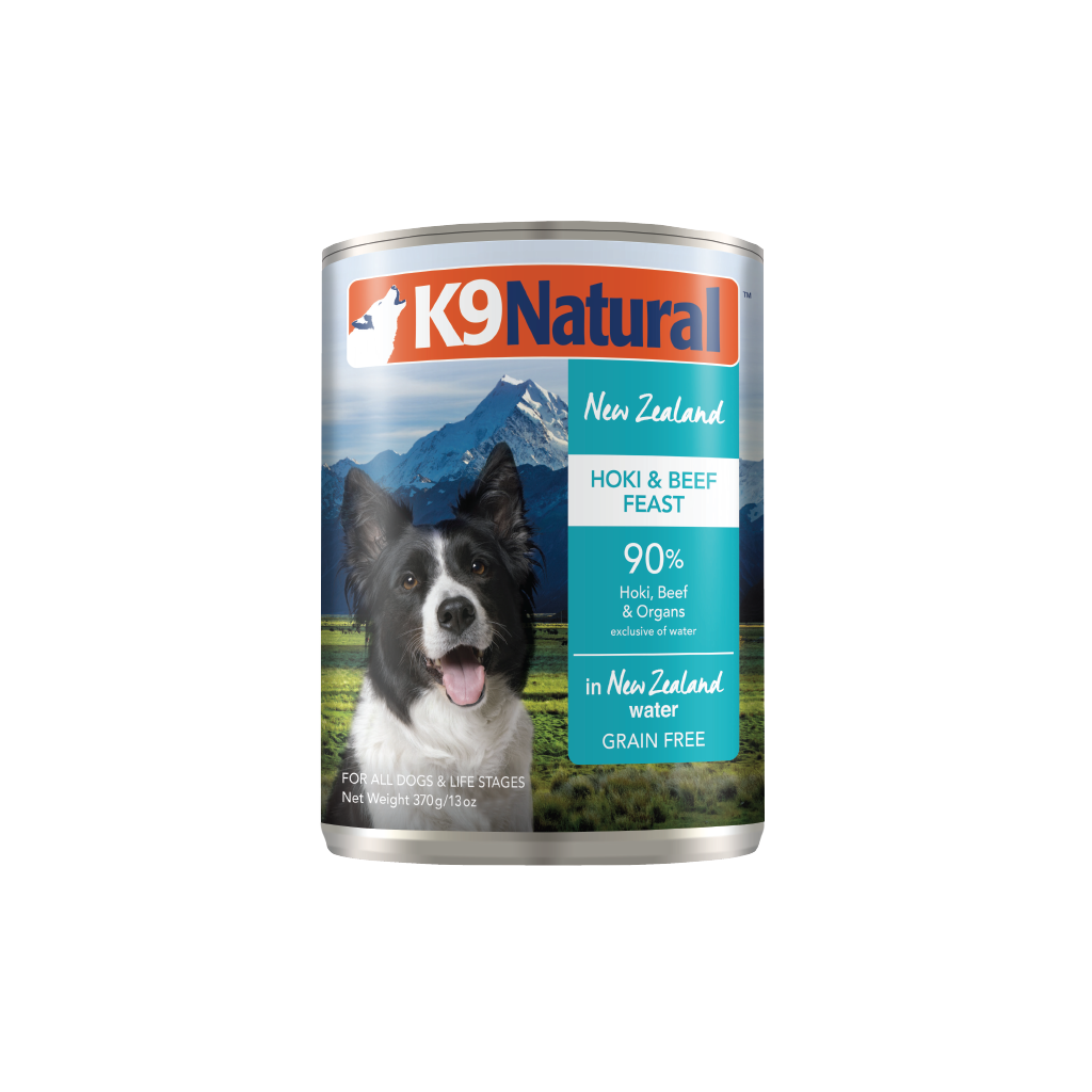 K9 natural nourriture humide K9 Natural Nourriture humide pour chien en conserve - Hoki et Bœuf 12 x 13 oz K9 Natural Nourriture humide pour chien en conserve - Hoki et Bœuf 12 x 13 oz