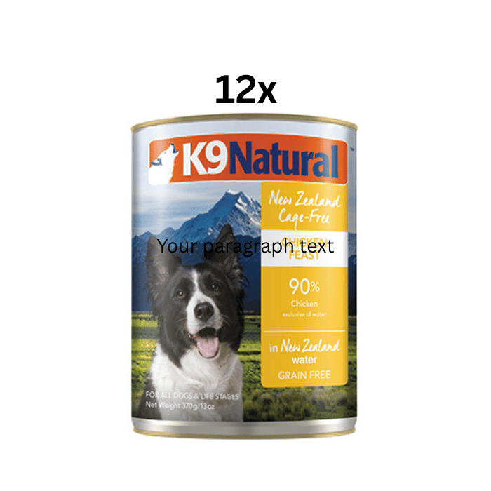 K9 natural nourriture humide 12x 13oz Nourriture humide en conserve pour chien K9 Natural Poulet Nourriture humide en conserve pour chien K9 Natural Poulet