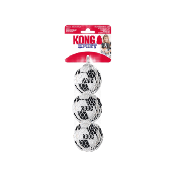 kong balle Medium Kong ÉDITION SPÉCIALE Ballons de soccer – Jouet pour petits chiens Kong ÉDITION SPÉCIALE Ballons de soccer – Jouet pour petits chiens