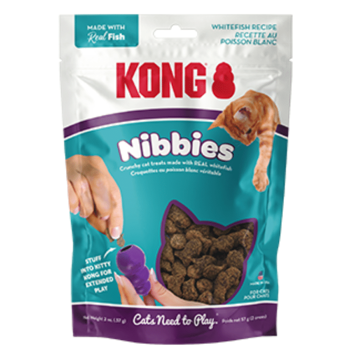 kong Gâteries Gâteries pour chat Kong nibbies poisson blanc 57g