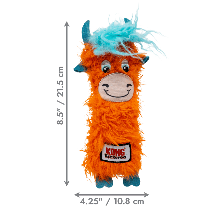 kong jouet chat Jouet pour chats Kong Kickeroo Highland Cow - couleur aléatoire Jouet pour chats Kong Kickeroo Highland Cow - couleur aléatoire