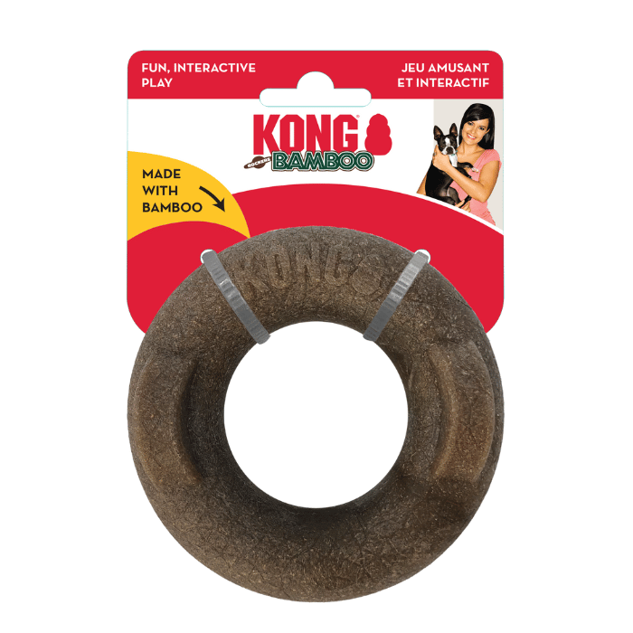 kong jouet interactif Anneau à mâcher Kong Bamboo Rockerz