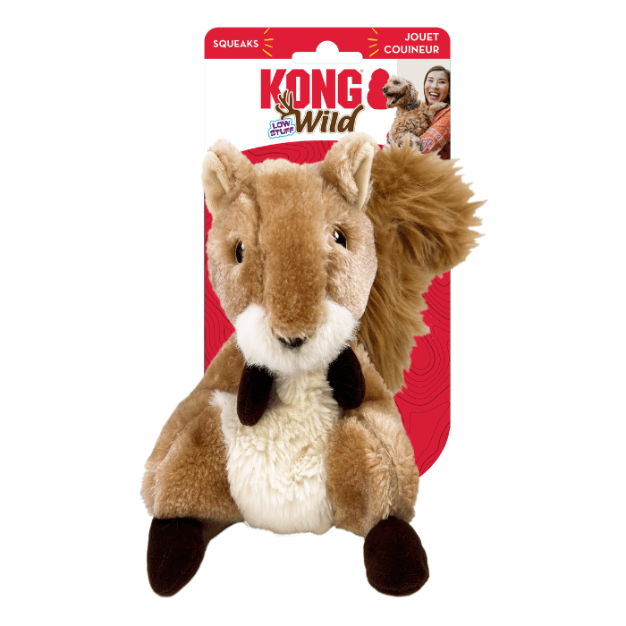 kong jouet interactif Écureuil Wild Low Stuff