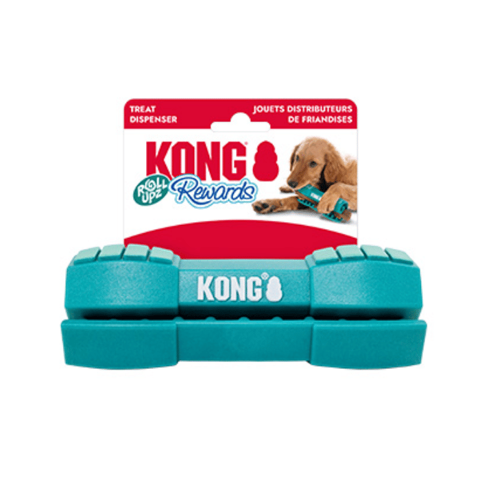 kong jouet interactif Jouet distributeur de gâteries Kong Rewards Roll Upz Bâton – Moyen/Grand Distributeur de Gâteries Kong Rewards Roll Upz Bâton | Sherbrooke Canin