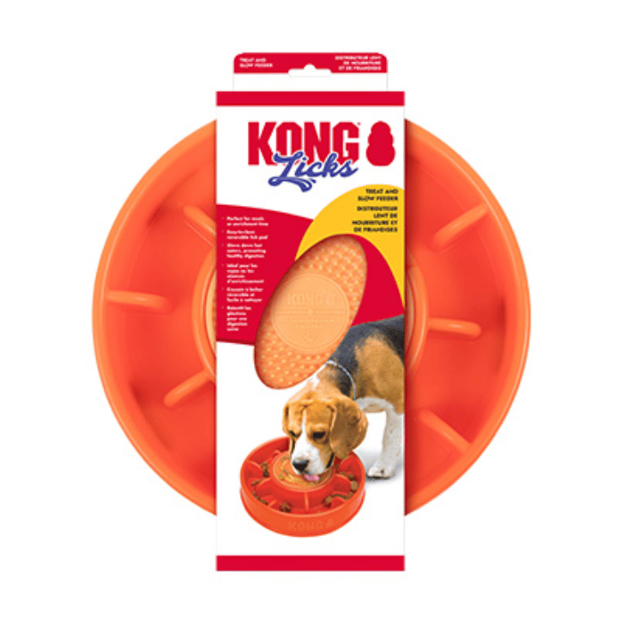 kong interactive toy Kong Licks Mealtime – interactive bowl and lick mat – Large Kong Licks Mealtime: Interactive Bowl and Lick Mat | Sherbrooke Canin