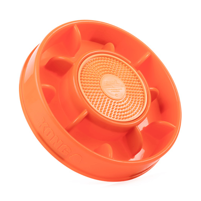 Interactive Kong Licks Mealtime toy – interactive bowl and lick mat – Large Kong Licks Mealtime: Interactive Bowl and Lick Mat | Sherbrooke Canin