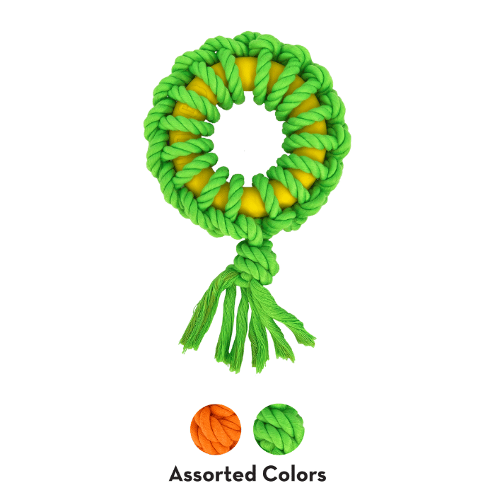 kong jouet interactif Kong Rope Ringerz - couleur aléatoire