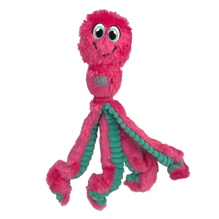 kong jouet interactif Pieuvre Kong Wubba - couleur aléatoire