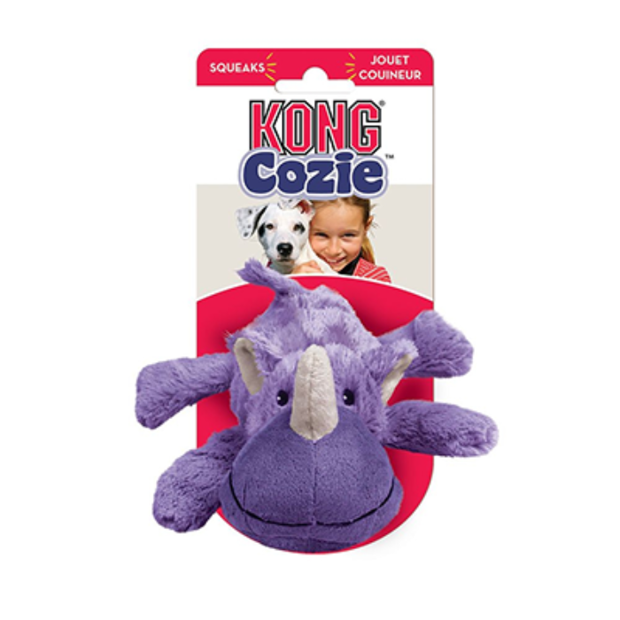kong Jouet Kong Cozie Rhino Kong Cozie Rhino