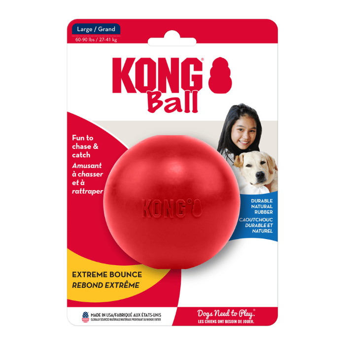 Kong Jouet pour chien Balle Kong avec trou Jouet pour chien Balle Kong avec trou