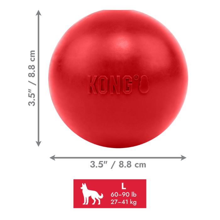 Kong Jouet pour chien Balle Kong avec trou Jouet pour chien Balle Kong avec trou