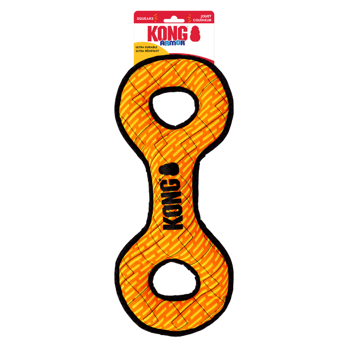 Kong Jouet pour chien Kong Armor double tug Jouet pour chien Kong Armor double tug