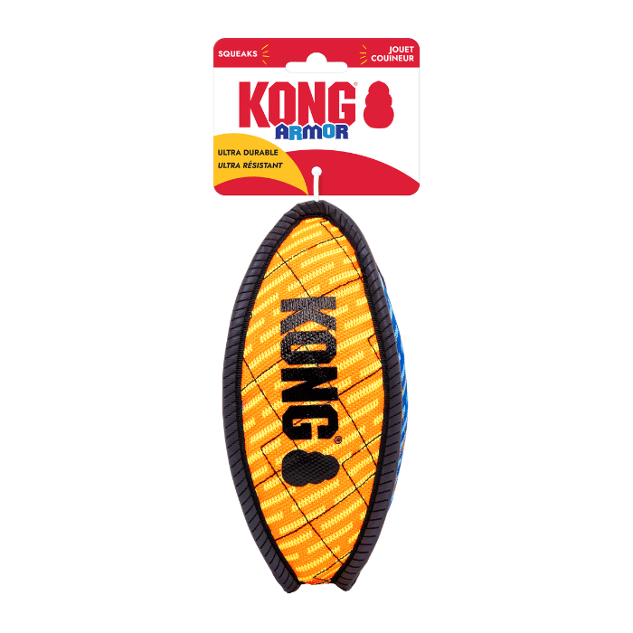 Kong Jouet pour chien Kong Armor football Jouet pour chien Kong Armor football