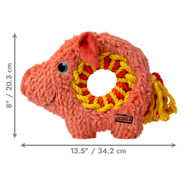 Kong Jouet pour chien - Kong cochon ringaroos Jouet pour chien - Kong cochon ringaroos