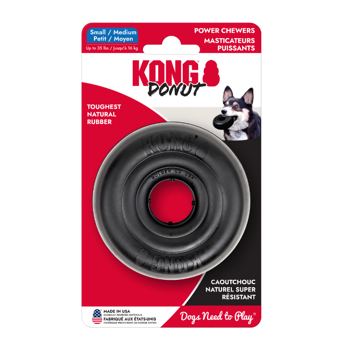 Kong Small/Medium Jouet pour chien - Kong Donut Extrême Jouet pour chien - Kong Donut Extrême