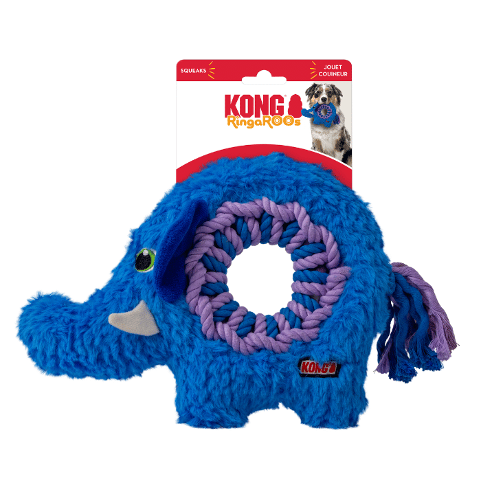 Kong Jouet pour chien - Kong éléphant ringaroos Jouet pour chien - Kong éléphant ringaroos