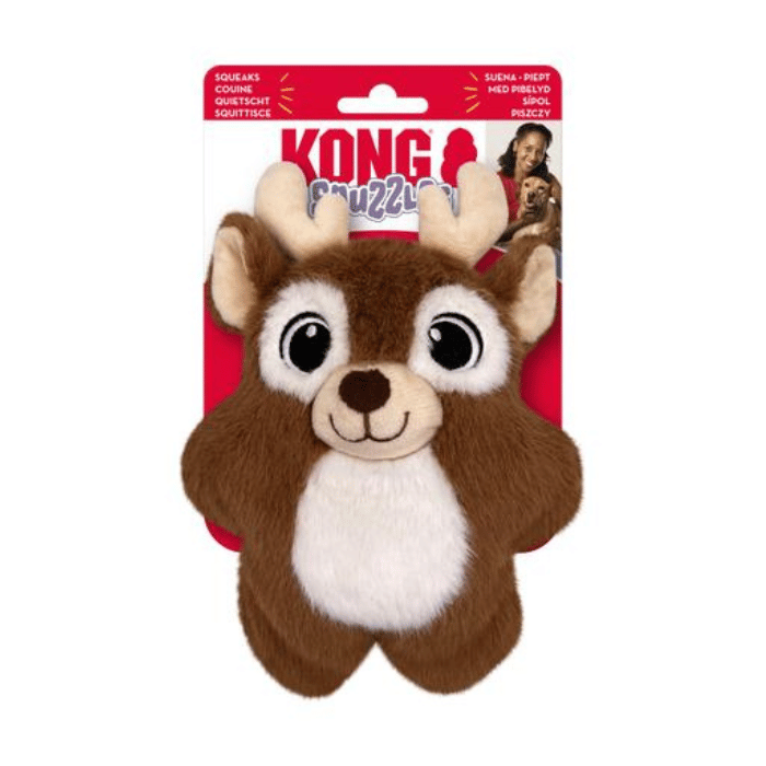 Kong Jouet pour chien Kong HOLIDAY Snuzzles Renne Jouet pour chien Kong HOLIDAY Snuzzles Renne