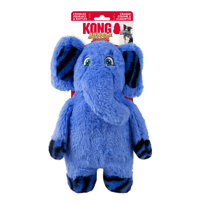 Kong Jouet pour chien - Kong jungle jamz éléphant Jouet pour chien - Kong jungle jamz éléphant