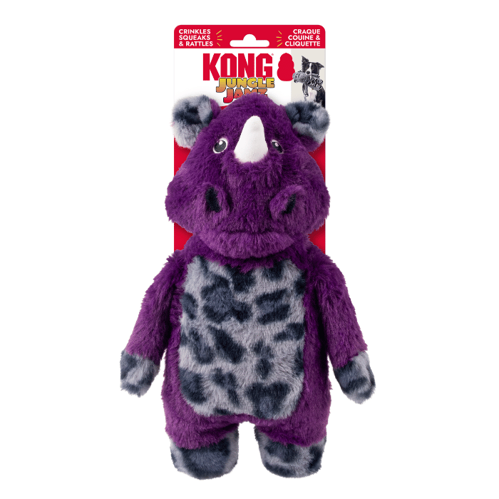 Kong Jouet pour chien - Kong jungle jamz Rhino Jouet pour chien - Kong jungle jamz Rhino