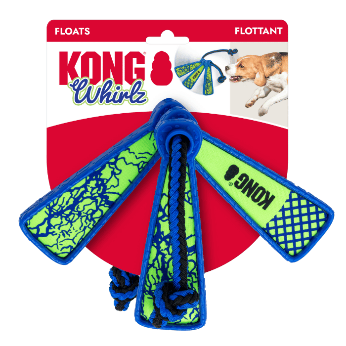 Kong Moyen/Large Jouet pour chien - Kong Whirlz Corde Jouet pour chien - Kong Whirlz Corde