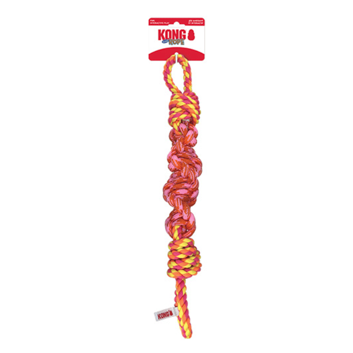 kong jouets pour chien Corde à tirer Kong Rope Bunji (couleur assortie) Corde à Tirer Kong Rope Bunji pour Chien | Sherbrooke Canin