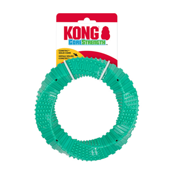 kong jouets pour chien Jouet à mâcher Kong CoreStrength Anneau – Moyen/Grand Jouet à Mâcher Kong CoreStrength Anneau pour Chien | Sherbrooke Canin