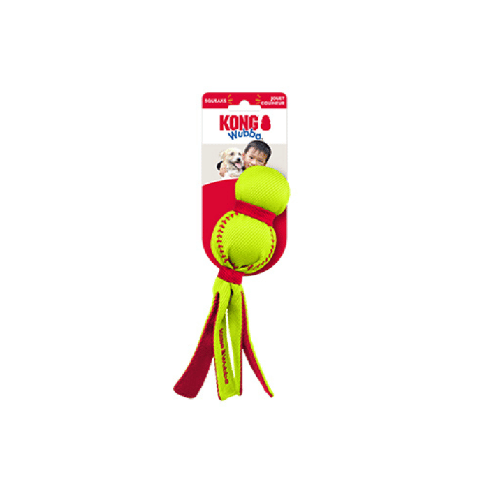 kong jouets pour chien Jouet à tirer Kong Wubba Sport Softball – Petit Jouet Kong Wubba Sport Softball pour Chien | Sherbrooke Canin