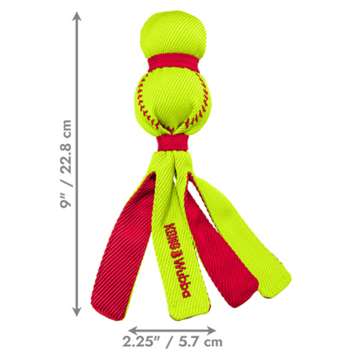 kong jouets pour chien Jouet à tirer Kong Wubba Sport Softball – Petit Jouet Kong Wubba Sport Softball pour Chien | Sherbrooke Canin