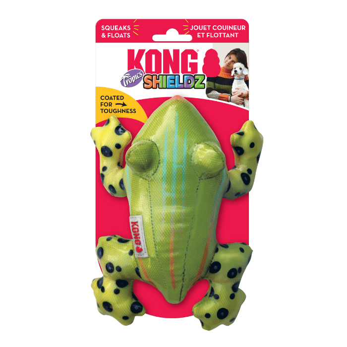 kong jouets pour chien Jouet Kong Shieldz Grenouille