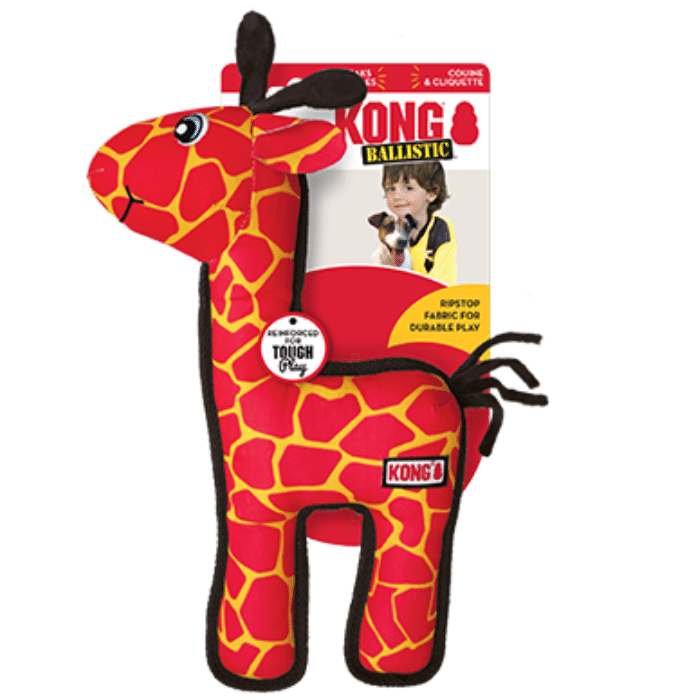 kong jouets pour chien Kong ballistic girafe médium/large