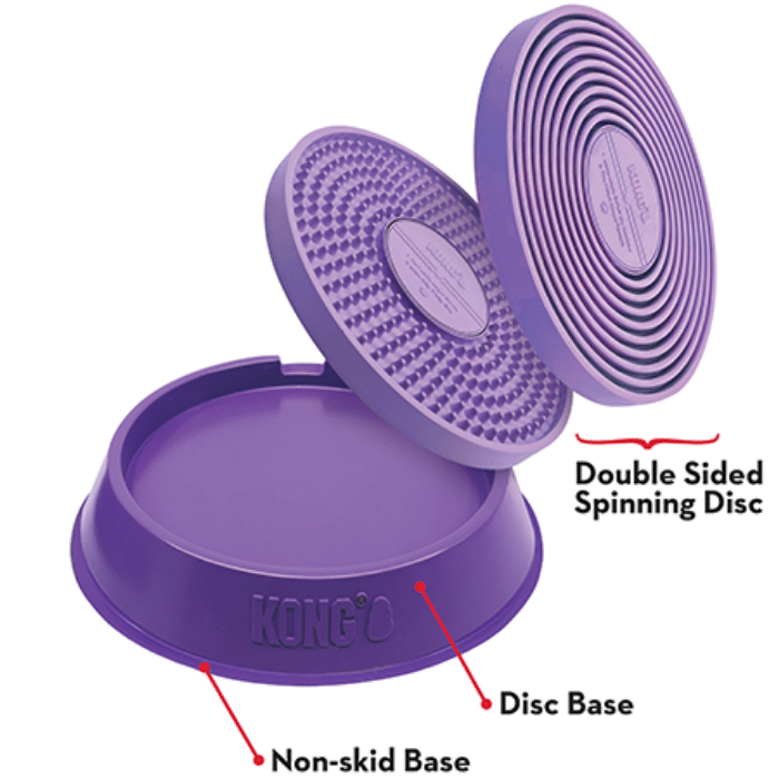 kong jouets pour chien Kong spinz licks small