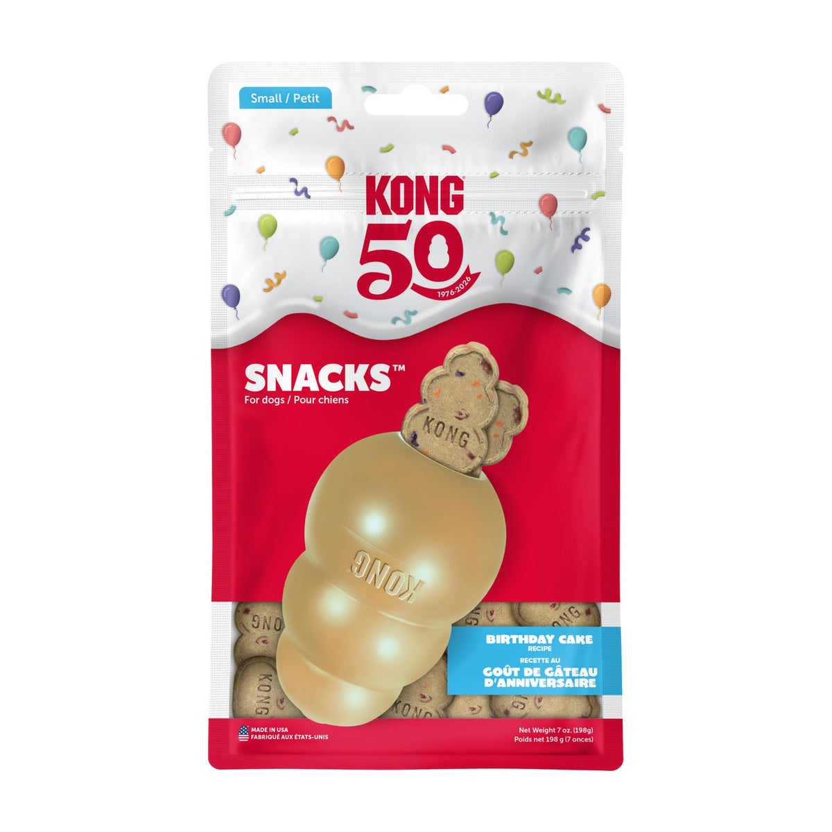 kong kong treats KONG Snacks Gâteau d'anniversaire - Édition 50e anniversaire KONG Snacks Gâteau d'anniversaire - Édition 50e anniversaire
