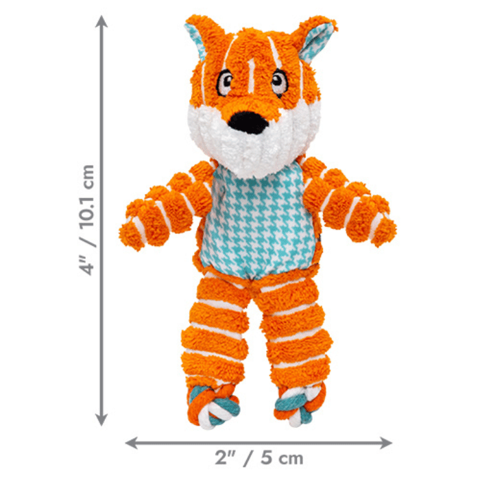 kong peluche Peluche Kong Floppy Knots Renard – Très petit (XS) Peluche Renard Kong Floppy Knots pour Chien | Sherbrooke Canin