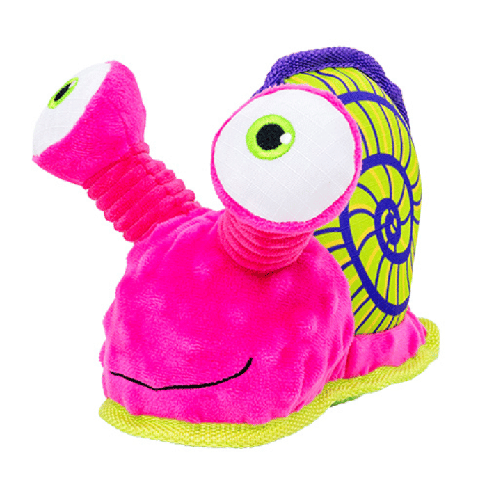 Kong plush Kong Tropics Rattlez Snail – Medium/Large Kong Tropics Rattlez Snail Plush for Dogs | Sherbrooke Canin