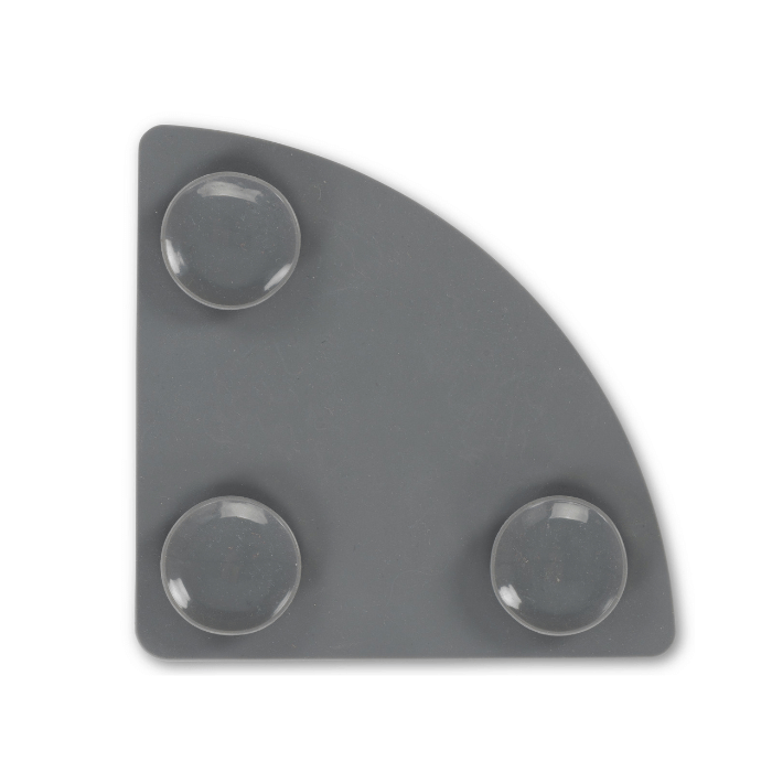 Messy Mutts lickmat Tapis D'alimentation En Silicone Triangulaire Avec Ventouses