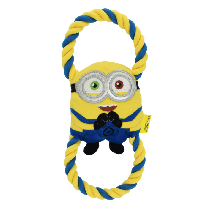 Multipet jouets pour chien Bob Corde Tug Minions Corde Tug Minions