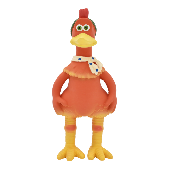Multipet jouets pour chien Jouet couineur en latex poulet Ginger Jouet couineur en latex poulet Ginger