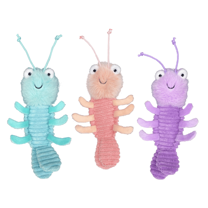 Multipet peluche Jouet pour chien mini crevette Gumbo 6'' - Margaritaville Jouet pour chien mini crevette Gumbo 6'' - Margaritaville
