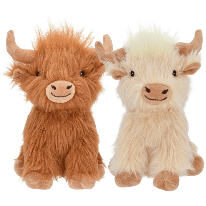 Multipet peluche Jouet pour chien Vache Highland Jouet pour chien Vache Highland