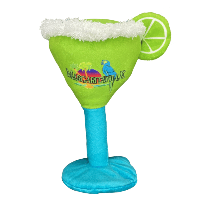 Multipet peluche Jouet pour chien verre de Margarita 8'' Margaritaville Jouet pour chien verre de Margarita 8'' Margaritaville