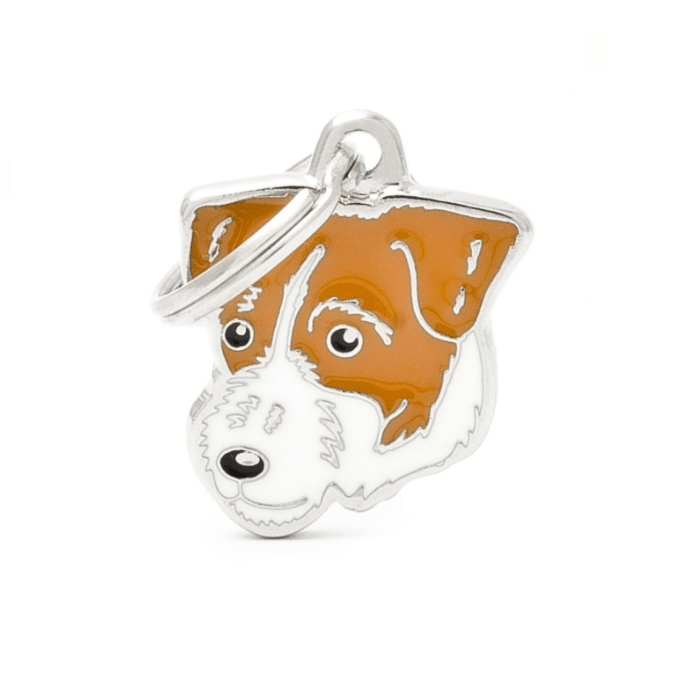 MyFamily medaille Médaille pour chiens - Jack Russel broken