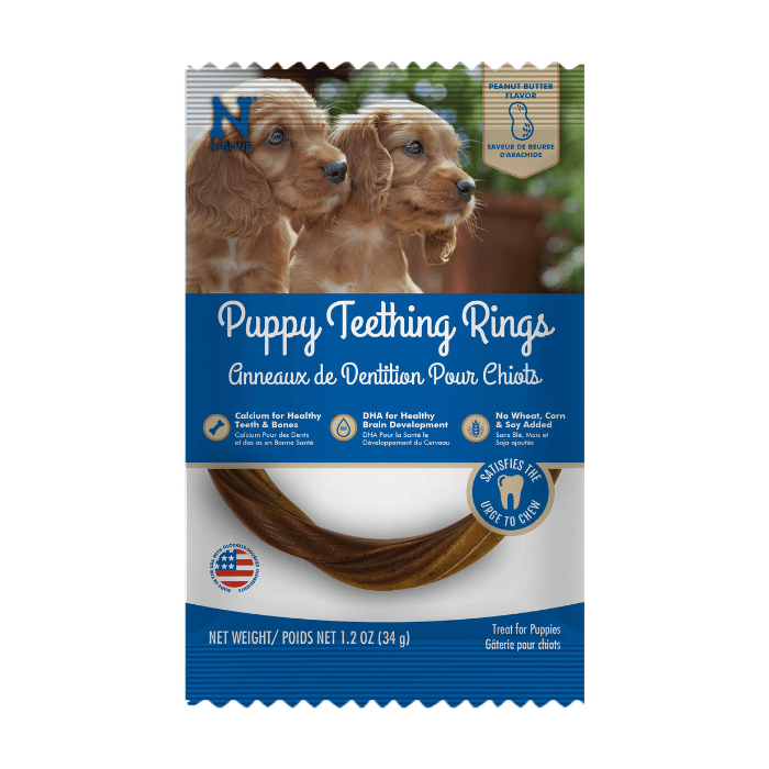 N-bone Gâteries Anneau Dentaire Pour Chiot, Arachides 1.2oz