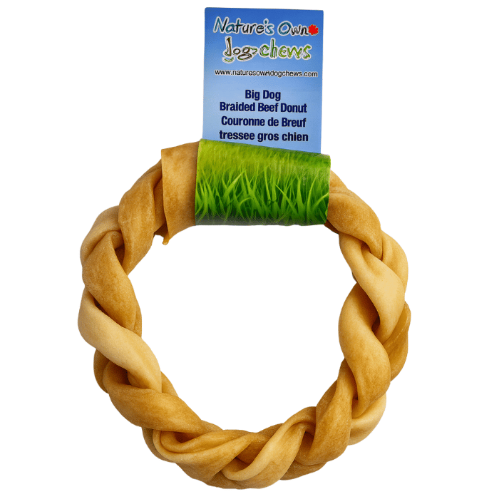 Nature's Own Gâteries Couronne de boeuf tressé - 100% Collagène Naturel Couronne de boeuf tressé - 100% Collagène Naturel