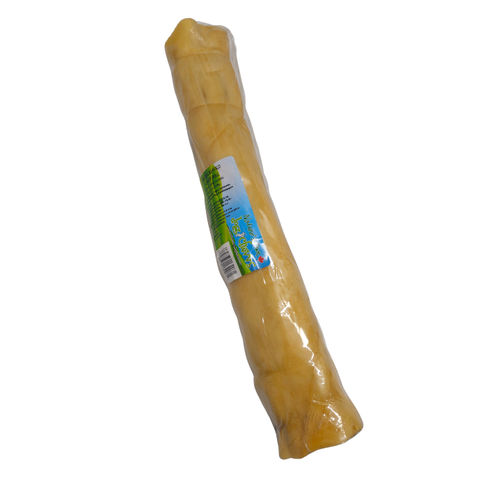 Nature's Own Gâteries GROS Rouleau de Joue de buffle GÉANT  - Cheek Roll 14'' GROS Rouleau de Joue de buffle GÉANT  - Cheek Roll 14''