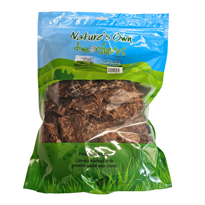 Nature's Own Gâteries Poumon d'agneau à mâcher 1 lbs