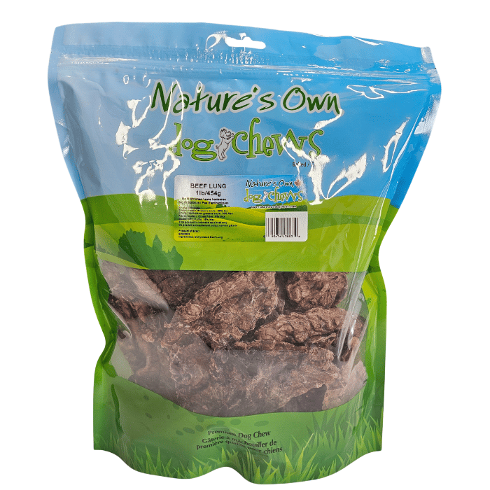 Nature's Own Gâteries Poumon de boeuf à mâcher 1 lb