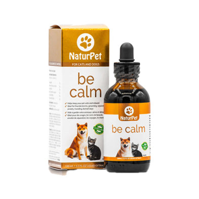 NaturPet Supplément 3,3 oz NaturPet Be Calm 3,3 oz - Anti-stress naturel pour chiens et chats NaturPet Be Calm 3,3 oz - Anti-stress naturel pour chiens et chats