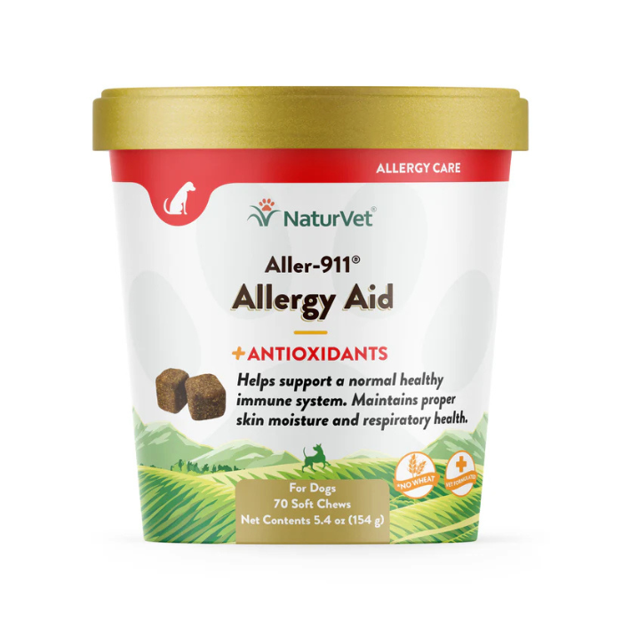 Naturvet supplement Aller-911 aide contre les allergies Aller-911 aide contre les allergies