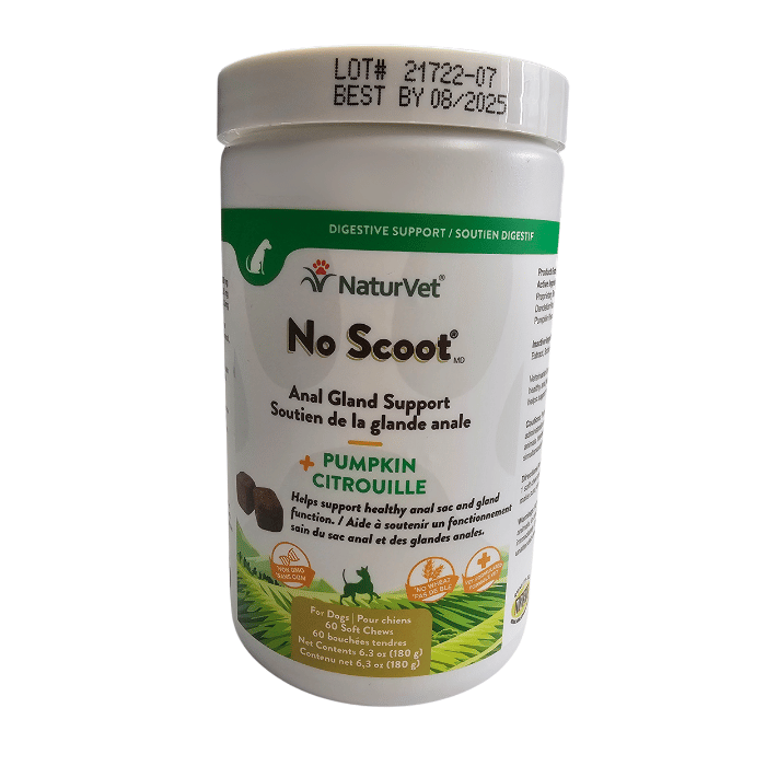 Naturvet supplement No Scoop - Soutien de la grande anale - 60 bouchées tendres